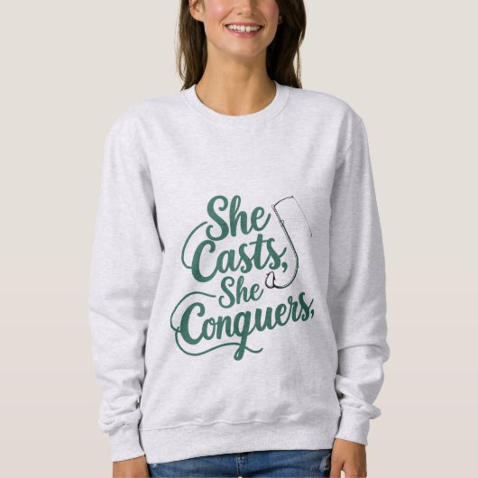She Casts She Conquers – Women’s Sweatshirt (Voorkant)