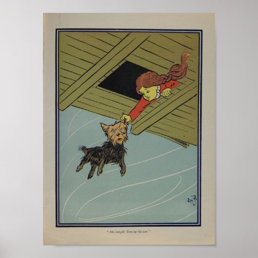 She Caught Toto by the Ear. Poster (Voorkant)