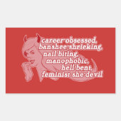 She-Devil sticker (Voorkant)