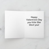 She Devil Valentijnsdag Kaart (Binnen)