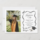 She Did It Graduation Party Photo Kaart (Voorkant)