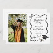 She Did It Graduation Party Photo Kaart (Voorkant / Achterkant)