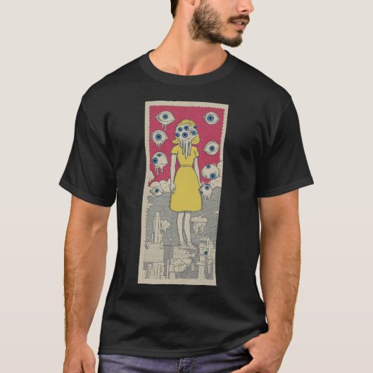 She Dreamed in Eyes T-shirt (Voorkant)