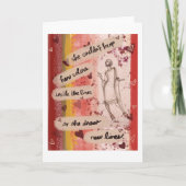 She Drew New Lines Card Kaart (Voorkant)