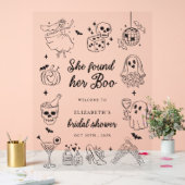 She Found Her Boo Bridal Shower Welcome Sign Acryl Bord (Huwelijk)