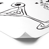 She Found Her Boo Bridal Shower Welcome Sign Poster (Hoek)