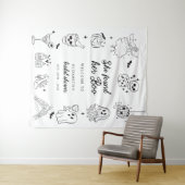 She Found Her Boo Bridal Shower Welcome Sign Wandkleed (In Situ (horizontaal))