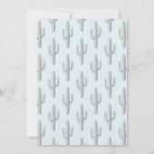 She Found Her Cowboy Dusty Blue Bridal Shower Kaart (Achterkant)