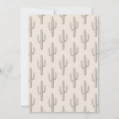 She Found Her Cowboy Orange Bridal Shower Kaart (Achterkant)