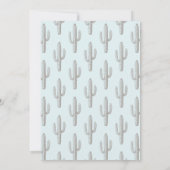 She Found Her Cowboy Pale Blue Bridal Shower Kaart (Achterkant)