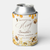 She found her honey Bee bridal shower Blikjeskoeler (Blikje Voorkant)