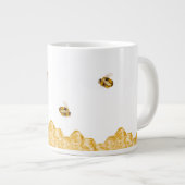 She Found Her Honey Bee Bridal Shower Favor Grote Koffiekop (Voorkant rechts)