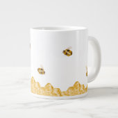 She Found Her Honey Bee Bridal Shower Favor Grote Koffiekop (Voorkant rechts)