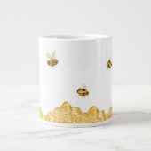 She Found Her Honey Bee Bridal Shower Favor Grote Koffiekop (Voorkant)