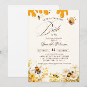 She found her honey Bee bridal shower Kaart (Voorkant / Achterkant)