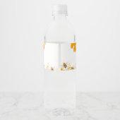 She found her honey Bee bridal shower Waterfles Etiket (Achterkant)