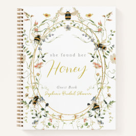 She found her Honey Bridal Shower Guest Book Notitieboek