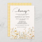 She Found Her Honey Bridal Shower Invitation Kaart (Voorkant / Achterkant)