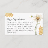 She Found Her Honey Display No Wrap Shower Informatiekaartje (Voorkant)