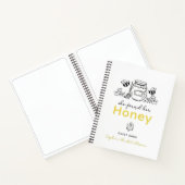 She found her Honey Hand-drawn Bridal Shower Notitieboek (Binnen)
