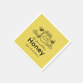 She found her Honey Hand-drawn Bridal Shower Servet (Hoek)