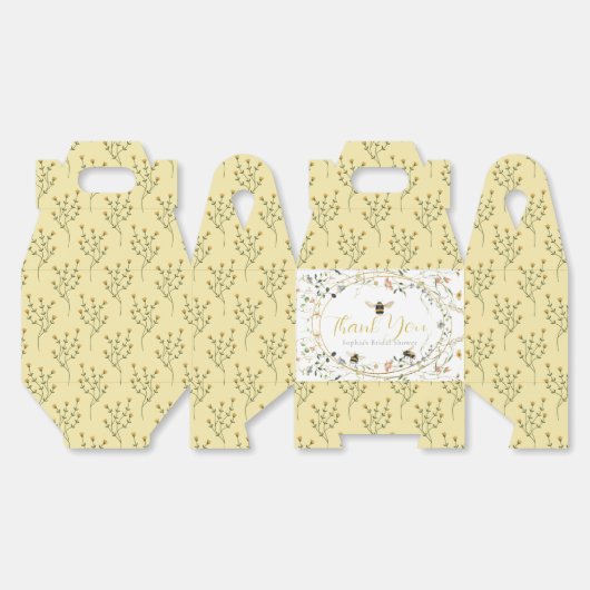 She found her Honey Wildflower Bridal Shower Bedankdoosjes (Ongevouwen)