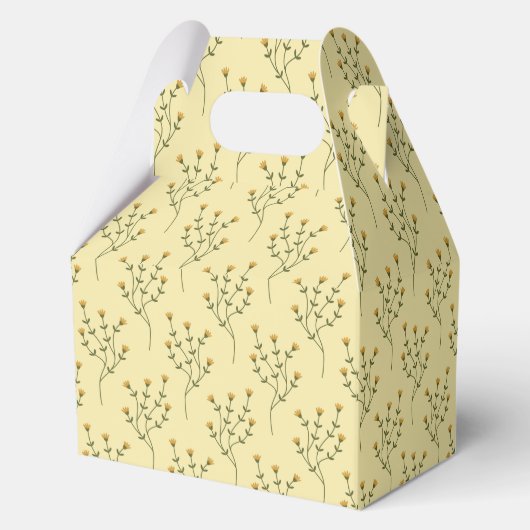 She found her Honey Wildflower Bridal Shower Bedankdoosjes (Achterkant)