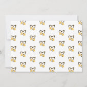 She found her honey Yellow Bees  Bridal Shower  Kaart (Achterkant)