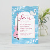 She Found Her Lover Bridal Shower Invitation Kaart (Staand voorkant)