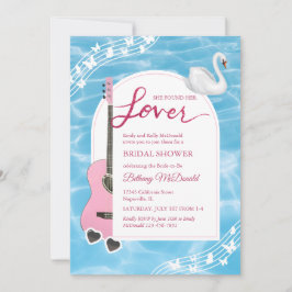 She Found Her Lover Bridal Shower Invitation Kaart