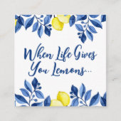 She Found Her Main Squeeze Bridal Shower Informatiekaartje (Voorkant)