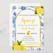 She Found Her Main Squeeze Bridal Shower Invitatio Kaart (Voorkant / Achterkant)