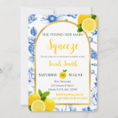She Found Her Main Squeeze Bridal Shower Invitatio Kaart (Voorkant)