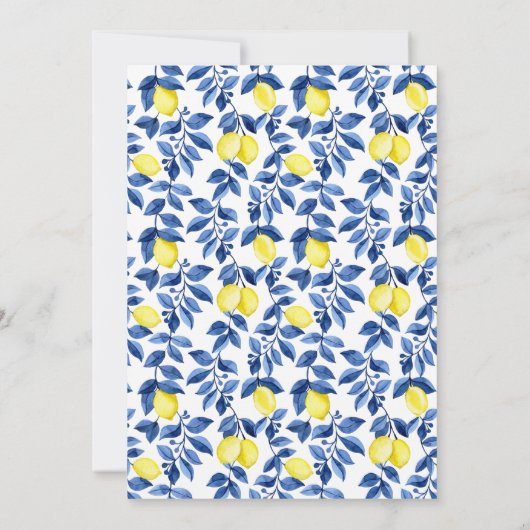 She Found Her Main Squeeze Bridal Shower  Kaart (Achterkant)