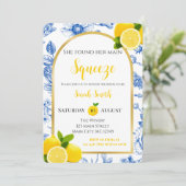 She Found Her Main Squeeze Bridal Shower Kaart (Staand voorkant)