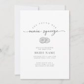 She Found Her Main Squeeze Lemon Bridal Shower Kaart (Voorkant)