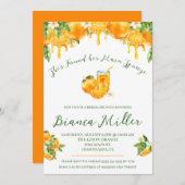 She Found Her Main Squeeze Orange Bridal Shower Kaart (Voorkant / Achterkant)