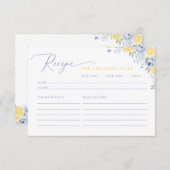 She Found Her Main Squeeze Recipe Card Informatiekaartje (Voorkant / Achterkant)