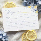 She Found Her Main Squeeze Recipe Card Informatiekaartje