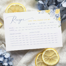 She Found Her Main Squeeze Recipe Card Informatiekaartje