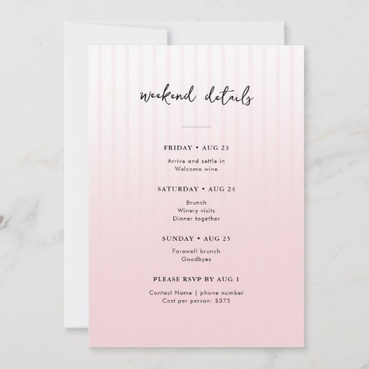 She Found Her Perfect Match Bachelorette Weekend Kaart (Achterkant)