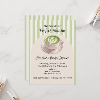 She Found Her Perfect Match Invitation Kaart