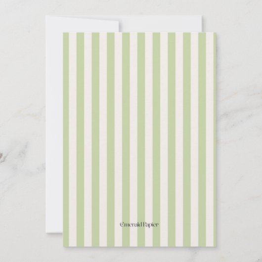 She Found Her Perfect Match Invitation Kaart (Achterkant)