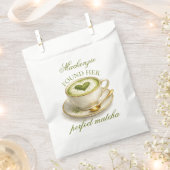 She Found Her Perfect Matcha Bridal Shower  Bedankzakje (Geknipt)