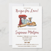 She Found her Recipe for Love! Bridal Shower Kaart (Voorkant)