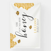 She Founder Her Honey Bee Bridal Shower Banner (Verticaal)