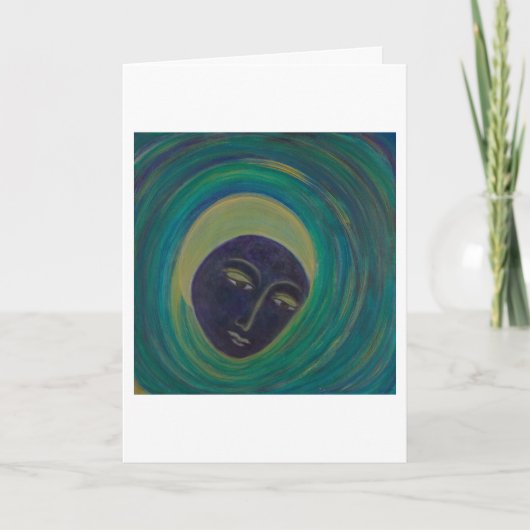 She Hears Our Cries Greeting Card, Poem Inside Kaart (Voorkant)