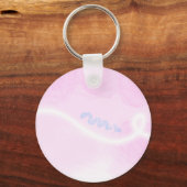 "She" Hebrew Pronoun Trans Colors Sleutelhanger (Achterkant)