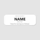 she/her WCS Follower Name Tag (Voorkant)