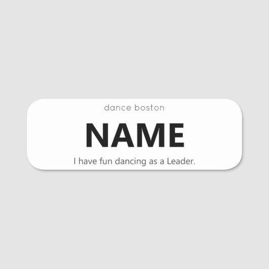 she/her - WCS Leader Naam Tag (Voorkant)